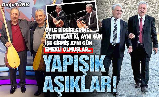 Yapışık aşıklar!