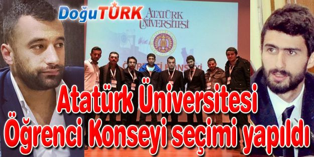 ATATÜRK ÜNİVERSİTESİ’NDE ÖĞRENCİ KONSEYİ SEÇİMİ YAPILDI