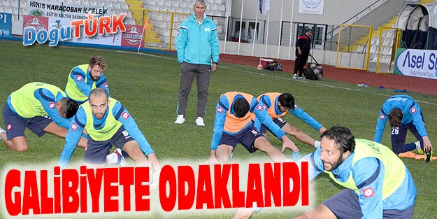 BB ERZURUMSPOR, GALİBİYETE ODAKLANDI 