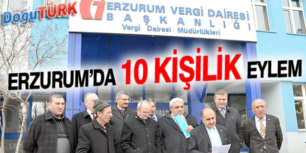 BÜRO MEMUR-SEN’DEN 10 KİŞİLİK EYLEM