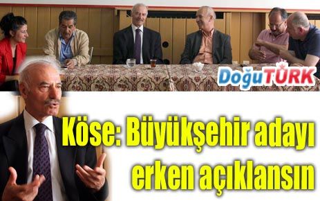 BÜYÜKŞEHİR BELEDİYE BAŞKAN ADAYLARI ERKEN AÇIKLANSIN