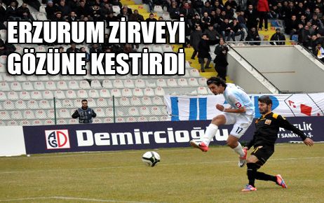 ERZURUM ZİRVEYİ GÖZÜNE KESTİRDİ