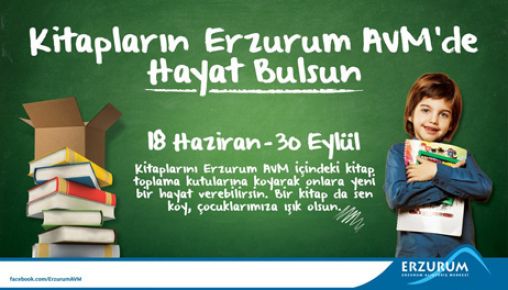 ESKİ KİTAPLAR ERZURUM AVM’DE HAYAT BULDU