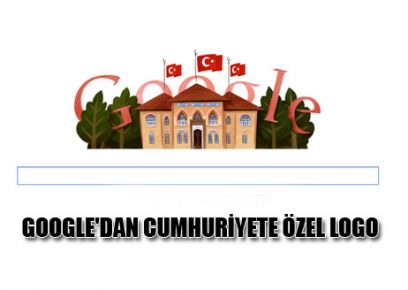 GOOGLE'DAN CUMHURİYETE ÖZEL LOGO