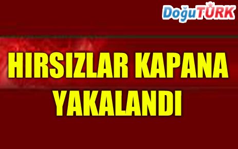 KABLO HIRSIZLARI KAPAN ATARAK YAKALANDI