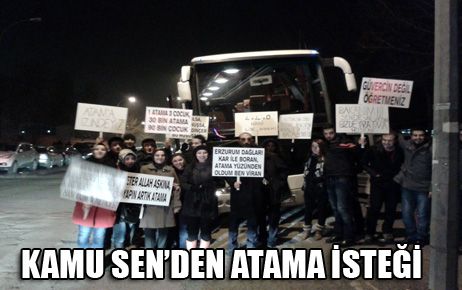 KAMU SEN’DEN ATAMA İSTEĞİ