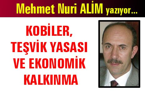 KOBİLER, TEŞVİK YASASI VE EKONOMİK KALKINMA