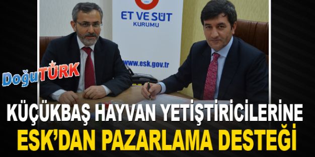 KÜÇÜKBAŞ HAYVAN YETİŞTİRİCİLERİNE ESK’DAN PAZARLAMA DESTEĞİ