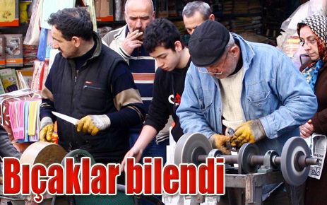 KURBAN BAYRAMI YAKLAŞTI, BIÇAKLAR BİLENDİ