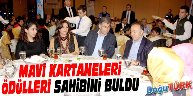 MAVİ KARTANELERİ PROJESİ ÖDÜLLERİ DAĞITILDI