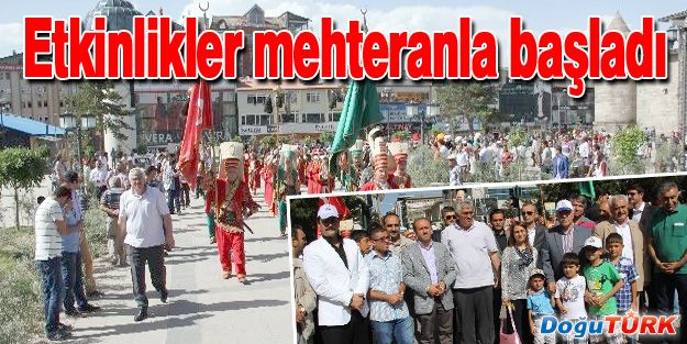 RAMAZAN ETKİNLİKLERİ MEHTERANLI YÜRÜYÜŞLE BAŞLADI