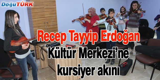 RECEP TAYYİP ERDOĞAN KÜLTÜR MERKEZİ’NE KURSİYER İLGİSİ 