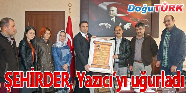 ŞEHİRDER’DEN ADNAN YAZICI’YI UĞURLAMA ZİYARETİ