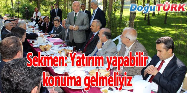 SEKMEN: YATIRIM YAPABİLİR KONUMA GELMELİYİZ