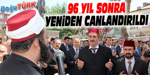 TARİHİ ERZURUM KONGRESİ 96 YIL SONRA YENİDEN CANLANDIRILDI