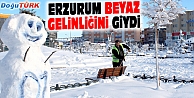 ERZURUM BEYAZ GELİNLİĞİNİ GİYDİ