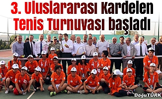 3. Uluslararası Kardelen Tenis Turnuvası başladı