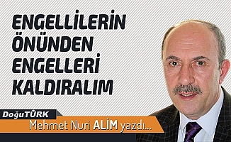 ENGELLİLERİN ÖNÜNDEN ENGELLERİ KALDIRALIM