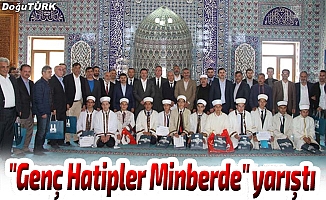 "Genç Hatipler Minberde" hutbe yarışması