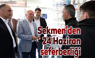 Başkan Sekmen: Erzurum 24 Haziran’a hazır