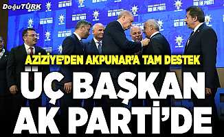 3 başkan AK Parti'de