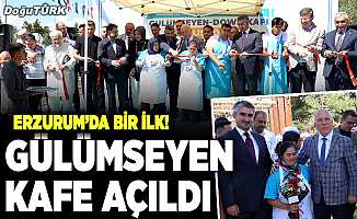 Erzurum’da bir ilk: Gülümseyen Kafe açıldı