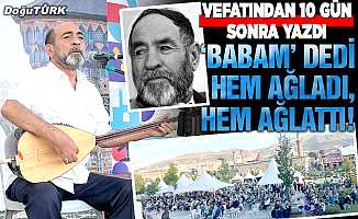 ‘Babam' dedi hem ağladı, hem ağlattı!