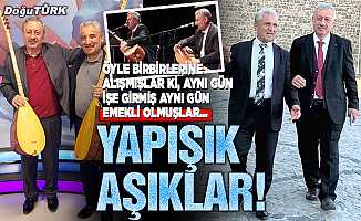 Yapışık aşıklar!