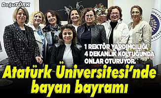 Atatürk Üniversitesi’nde bayan bayramı