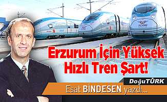 Erzurum İçin Yüksek Hızlı Tren Şart!