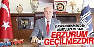 BAŞKAN SEKMEN’İN 12 MART MESAJI