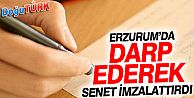 DARP EDEREK 30 BİN LİRALIK SENEDİ İMZALATTI