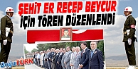 ERZURUMLU ŞEHİT ER BEYCUR İÇİN TÖREN DÜZENLENDİ