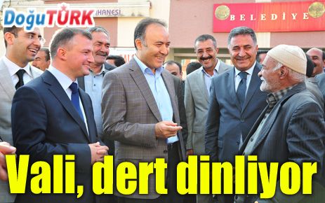 VALİ ALTIPARMAK DERT DİNLİYOR